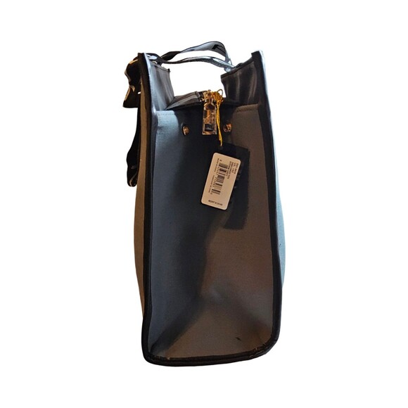 Bebe Hana Canvas Tote in Storm Gray NWT Retails $129 - Picture 6 of 11